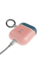 Pink & Navy Blue | Colorblock AirPods Case